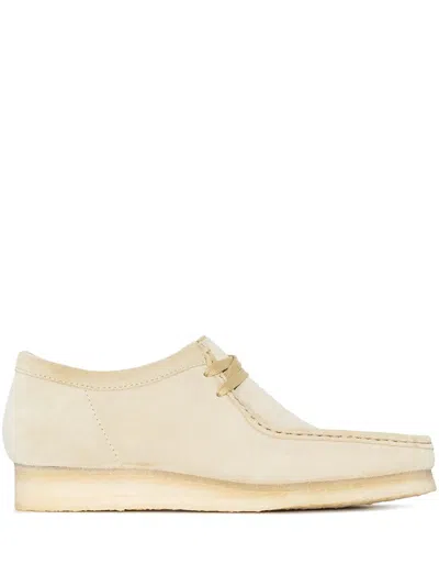 Clarks Flat Shoes In Maple Suede