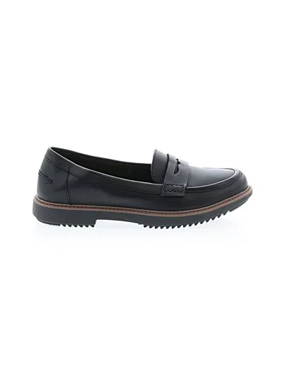 Pre-owned Clarks Flats In Black