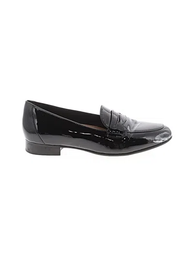 Pre-owned Clarks Flats In Black