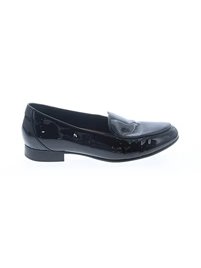 Pre-owned Clarks Flats In Black