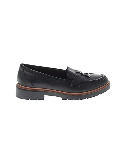 Pre-owned Clarks Flats In Black