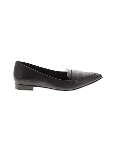 Pre-owned Clarks Flats In Black