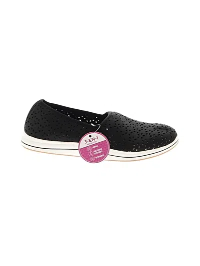 Pre-owned Clarks Flats In Black