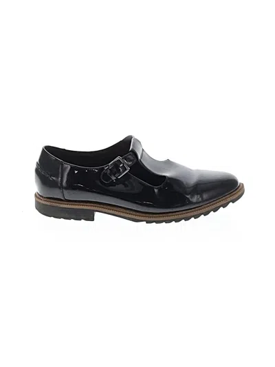Pre-owned Clarks Flats In Black