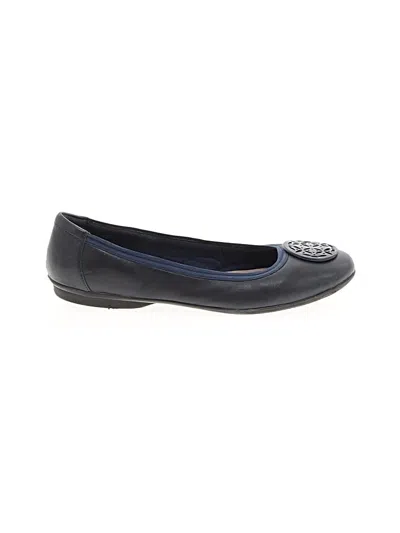 Pre-owned Clarks Flats In Black