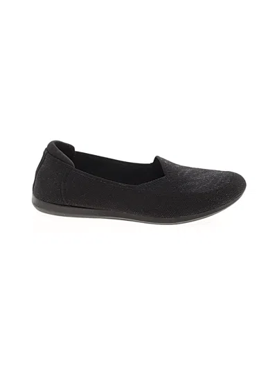Pre-owned Clarks Flats In Black