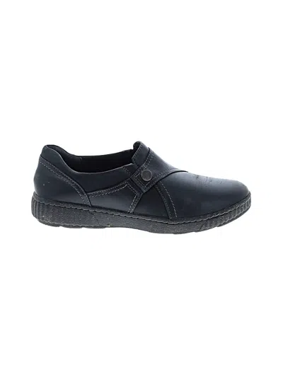 Pre-owned Clarks Flats In Black