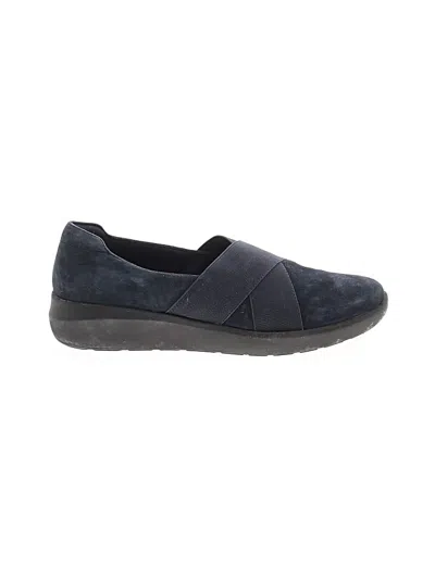 Pre-owned Clarks Flats In Blue