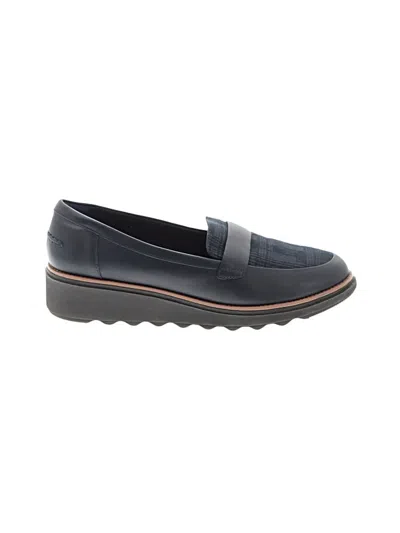Pre-owned Clarks Flats In Blue