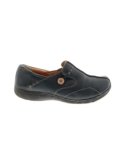 Pre-owned Clarks Flats In Blue