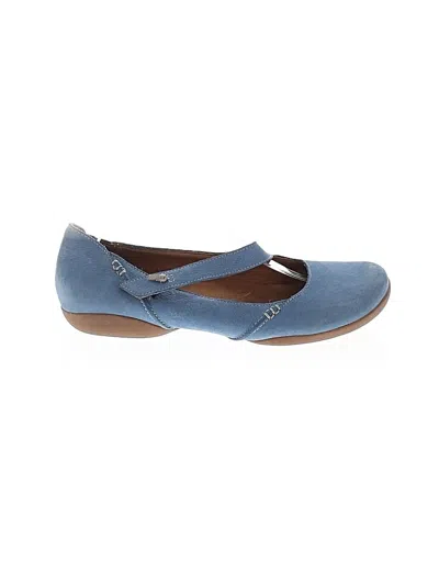 Pre-owned Clarks Flats In Blue
