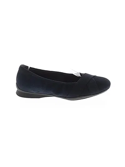 Pre-owned Clarks Flats In Blue