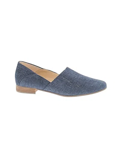 Pre-owned Clarks Flats In Blue