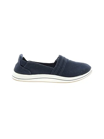 Pre-owned Clarks Flats In Blue