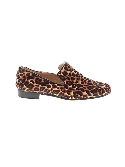 Pre-owned Clarks Flats In Brown