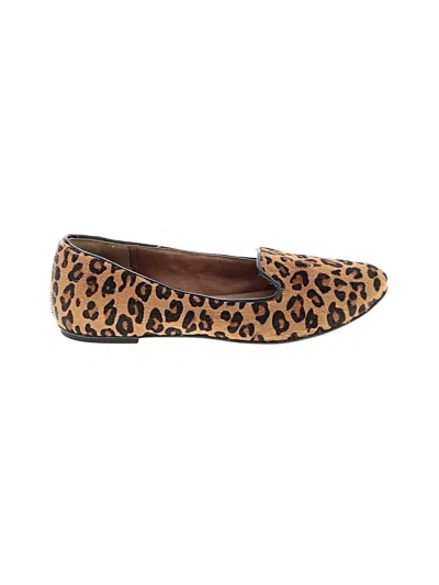 Pre-owned Clarks Flats In Brown