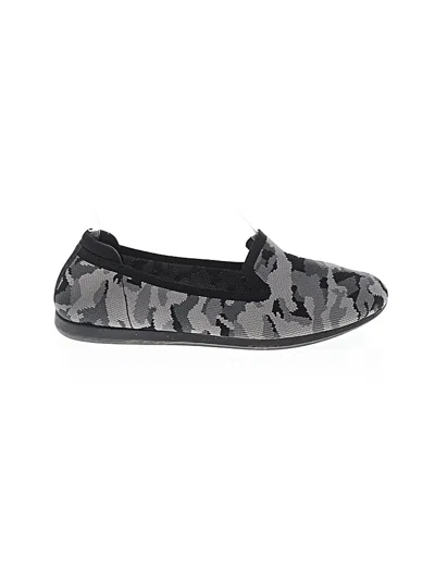 Pre-owned Clarks Flats In Gray