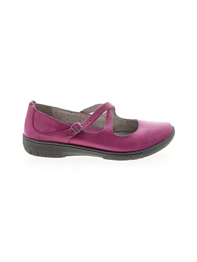 Pre-owned Clarks Flats In Pink