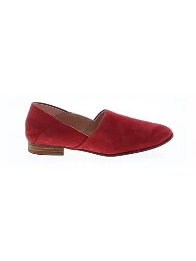 Pre-owned Clarks Flats In Red