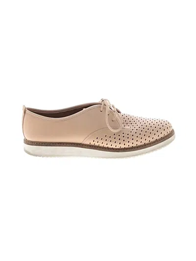 Pre-owned Clarks Flats In Tan