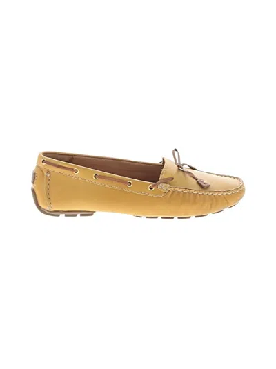 Pre-owned Clarks Flats In Yellow