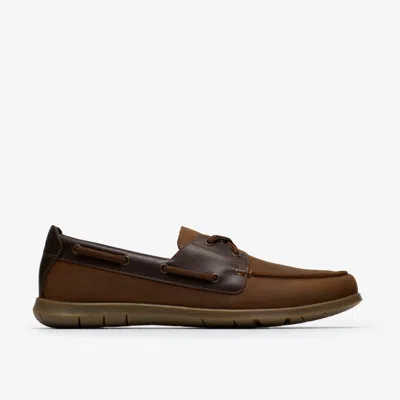 Clarks Flexway 2eye In Brown