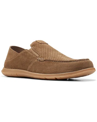 Clarks Flexway Easy Suede Shoe In Brown