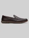 Clarks Flexway Step Moc Toe Casual Slip-on Shoes In Brown