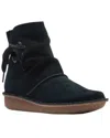 Clarks Funny Oak Boot In Black