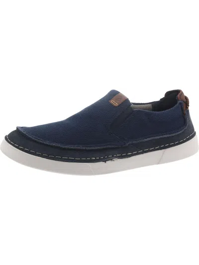 Clarks Gereld Step Mens Cushioned Footbed Slip On Casual And Fashion Sneakers In Multi