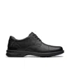 Clarks Gessler Cap In Black Leather In Multi