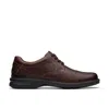 Clarks Gessler Cap In Brown Leather In Brown