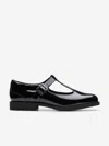 Clarks Girls Patent Leather Tapa Hope Shoes In Black