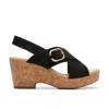 Clarks Giselle Dove Platform Sandal In Multi