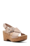 CLARKS CLARKS® GISELLE DOVE PLATFORM SANDAL