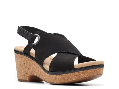 Clarks Giselle Loop Sandal In Black
