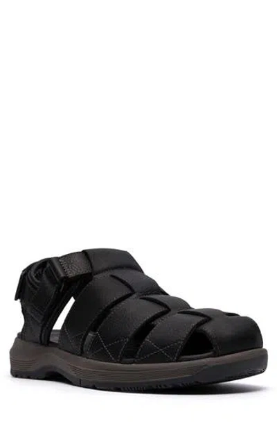 Clarks ® Guideview Cove Fisherman Sandal In Black