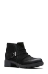 Clarks ® Hearth Clara Ankle Boot In Black