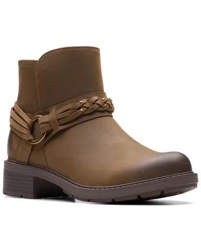 CLARKS CLARKS HEARTH KAYLIE LEATHER BOOTIE