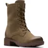 Clarks ® Hearth Maye Lace-up Boot In Gray