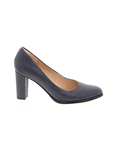 Pre-owned Clarks Heels In Blue