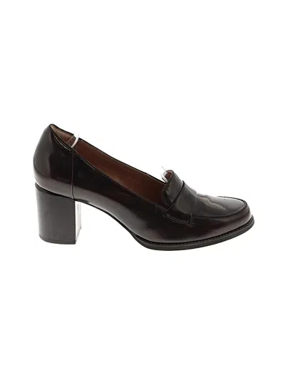 Pre-owned Clarks Heels In Burgundy