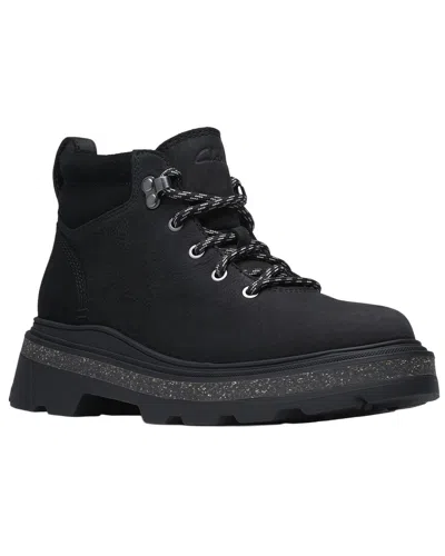 Clarks Hencrofthikewp Leather Boot In Black