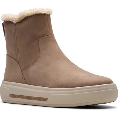 Clarks ® Hollyhock Lane Faux Fur Trim Boot In Brown