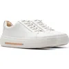 Clarks Hollyhock Leather Sneakers In White
