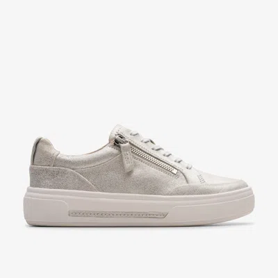Clarks Hollyhock Zip In Silver