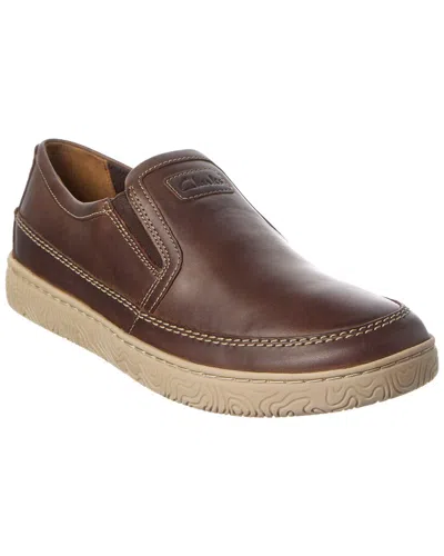 Clarks Hudson Step Leather Loafer In Burgundy