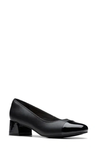 Clarks ® Iridessa Cap Toe Pump In Black