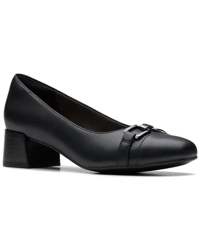Clarks Iridessa Erin Leather Pump In Black