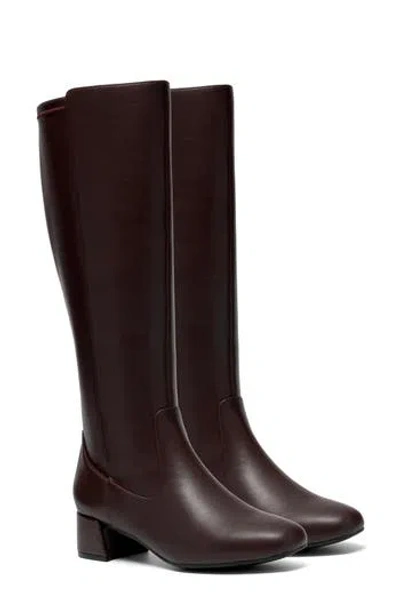 Clarks ® Iridessa Glow Leather Tall Boot In Brown